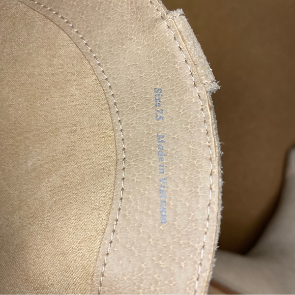Dolce Vita Solow Western Booties Size 7.5 Beige Dune Suede - Picture 7 of 14